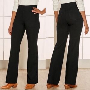 Soft Surroundings The Ultimate Pull On Jeans Womens Size X‎ Large Black Denim